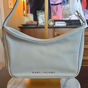 Marc Jacobs NWT Leather Shoulder Bag With Silver Hardware!